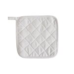 Manique 20x20 cm panama blanc, par soleil d'ocre