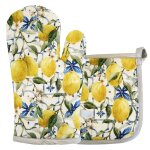 Manique de cuisine citrons mditerranens