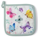 Manique de cuisine papillons