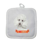 Manique gant de cuisine caniche