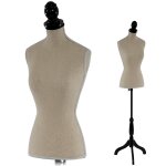 Mannequin de couture de tailleur buste torse fminin t220 mousse, crme