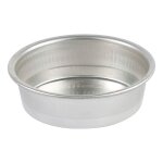 Manqu rond uni - bord - fer blanc - Ø260 / 235 mm - h50 mm
