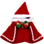 Manteau pour chien en peluche (s), fournitures de no�l, avec chapeau, costume de no�l amusant pour animal ...