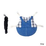 Manteau en denim pour animal de compagnie, vêtements pour lapin, manteau, harnais, gilet, sac, chapeau, ... Manteau en denim pour animal de compagnie, vêtements pour lapin, manteau, harnais, gilet, sac, chapeau, ...