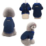 Manteau d'hiver chaud en polaire pour chien de petite taille, doublure polaire, en cachemire d'agneau ...