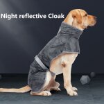 Manteau imperm�able r�fl�chissant pour chien, v�tement de voyage, pour la nuit, la marche, capes de pluie ...