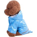 Manteau de pluie pour animaux de compagnie en plein air avec capuche impermable vestes pu impermable ...