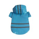 Manteau de pluie d't pour animaux de compagnie, vtement impermable a capuche, en pu, pour chiot, ...