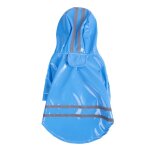 Manteau de pluie d'extrieur pour chiot, veste impermable avec capuche pour petit chien, vtements d't ...