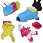 Manteau de pluie imperm�able pour chien, v�tements pour animaux de compagnie, couleur dor�e du labrador, ...