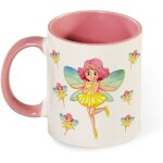 Maquillage femme elfe jaune costume timide guirlande couleur tasse a cafe, tasse en ceramique 330 ml, ...