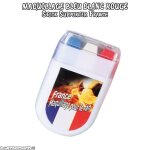 Maquillage supporters france - stick bleu blanc rouge