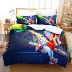 Super mario parure de lit pi��ces avec housse de couette imprim��e en d avec fermeture �� glissi��re, ...