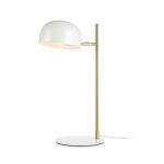 Markslojd pose lampe de table de bureau 1 lumi�re blanche, laiton bross�