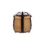 Marmite acier  soupe 10 litres cuivre, 450 w, 220 v - mono