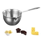 Marmite a double chaudire en acier inoxydable pour faire fondre le chocolat, les bonbons et les bougies, ...