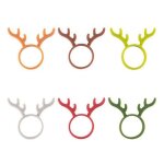 Marqueurs de bouteilles de vin en corne de cerf mignon, 6 pièces, breloques en verre de boisson en silicone, ... Marqueurs de bouteilles de vin en corne de cerf mignon, 6 pièces, breloques en verre de boisson en silicone, ...
