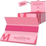 Mascotte� pink slim combi 34x26 carnets feuilles � rouler roses avec filtres carton 884 papiers fins ...