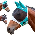 Masque anti taille s - mouches pour chevaux - protection uv - masque anti - moustiques pour cheval - ...