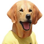 Masque de tte en latex pour chien labrador
