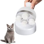 Masseur de tte automatique pour chat 4 pices brosses en silicone souple usb rechargeable outils de ...