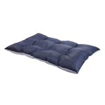 Matelas bomb� pour chien - polyester - tissus oxford marine - gris 70 x 110 cm