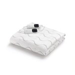 Matelas chauffant dreamland blissful night double 150 x 137 cm blanc