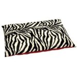 Matelas edredon motif zèbre pour chien - l. 70cm Matelas edredon motif zèbre pour chien - l. 70cm