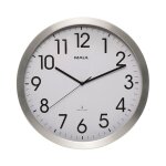 Maul horloge murale maulmove 40cm radiopilote aluminium