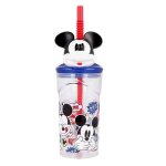 Tasse a boire - mickey mouse - 360 ml - figurine 3d - pvc - non compatible lave - vaisselle