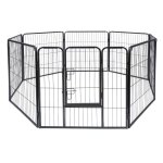 Maxxpro parc pour chien et chat 210 x 80 cm - parc chiot pliable, montage en formes diff�rentes, utilisation ...