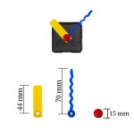 M�canisme de mouvement d'horloge silencieux avec aiguilles - pi�ces de r�paration d'horloge diy 18. 5 ...