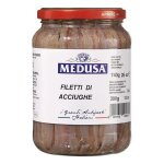 Medusa ansjovisfilet en huile de qualit� sup�rieure, filets d'anchois savoureux, parfait pour ap�ritifs ...
