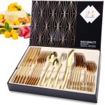 Meimieshop - ensemble de couverts, couverts de table pour 6 personnes, mnagre 24 pices, couverts avec ...