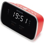 Meimieshop - radio - rveil cru - 19rd couleur rouge, numrique, usb charge