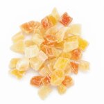 Mlange de fruits dshydrats en cubes - sachet kraft refermable 100 g