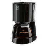 Melitta 1017 - 02 enjoy ii cafetire filtre avec slecteur d'armes / verseuse verre noir