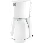 Cafetière filtre melitta enjoy ii therm - blanc - 12 tasses - 1000w Cafetière filtre melitta enjoy ii therm - blanc - 12 tasses - 1000w