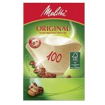 Melitta filtres de papier 100 / 40, couleur : marron naturel