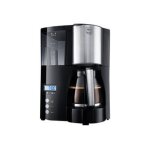 Melitta optima timer - cafetire - 8 tasses - inox bross / noir