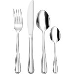 Mnagre 16 pices inox gamme nicosie - ensemble de couverts avec couteaux, fourchettes, cuillres a ...