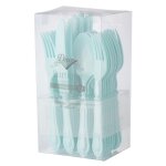 Menagere 40 pieces reutilisable baroque aqua perle Menagere 40 pieces reutilisable baroque aqua perle