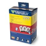 Menalux 1800 vp pack de 15 sacs d'aspirateur, filtres moteur et filtre hepa - 13 lavable pour aeg, philips, ...