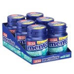 Mentos breeze menthe fra�che bonbons sans sucre 6x63g - fra�cheur intense et saveur menthe durable 378g ...