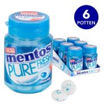 Mentos fresh mint pure fresh bonbons menthe fra�che 6x60g - 360g de fra�cheur intense et saveur menthol�e ...