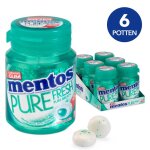 Mentos wintergreen pure fresh menthe fra�che bonbons sans sucre 6x60g 360g pack fra�cheur intense menthol�e ...