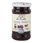 Menz & gasser confiture de cerise naturelle, saveur intense, sans conservateurs, pot 240g, d�licieuse ...