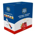 Menz & gasser confiture de fruits rouges bosvruchten, 100x20g, 2kg, tartinable, saveur naturelle, sans ...