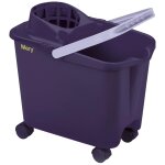 Mery godet  vadrouille godet avec roues pivotantes godet avec egouttoir large force optimale 14 litres ...