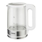 Mesko home ms 1301w bouilloire 1, 7 l 2200 w acier inoxydable, transpa